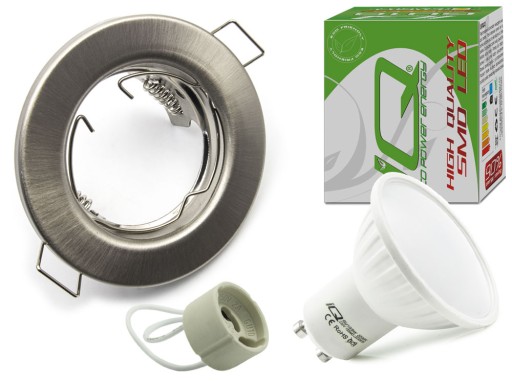 HALOGÉNOVÉ STROPNÉ SVETLÁ SET + GU10 5W LED CW