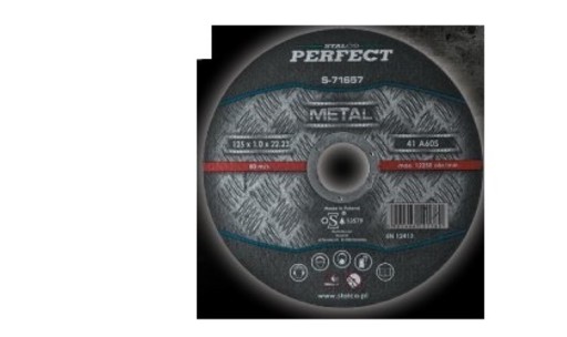 Oceľový štít 125 x 1,0 x 22 tenký PERFECT STALCO