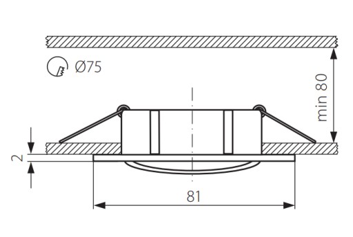 Halogénový objímka pre LED GU10 230V CT22, patina