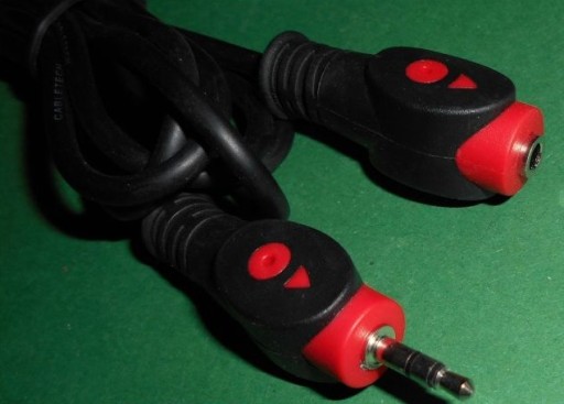 Konektor predlžovacieho kábla 3,5 stereo zásuvka 1,8 m (1177a