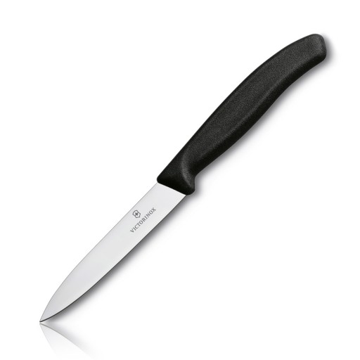Nôž na zeleninu 6.7703, čierna rukoväť 10 cm