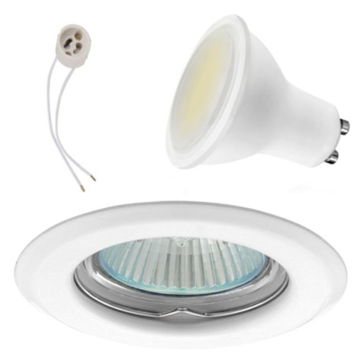 SET LED stropné svietidlo SMD 5W CT14 230V GU10