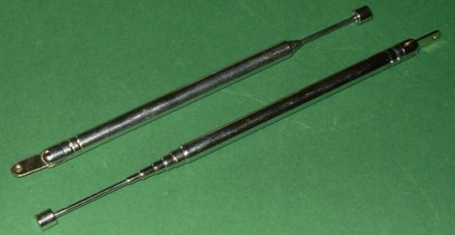 Teleskopická anténa 56,1 cm 7 segmentov vysoká 24h (1160)