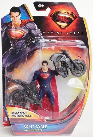 MATTEL SUPERMAN MOBILNÝ SPLIT CYCLE OBRÁZOK