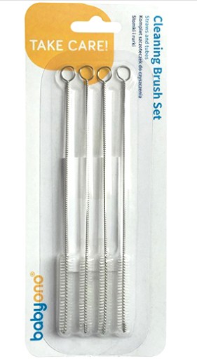 BABYONO KEFY NA ČISTENIE SLIM, TRUBEK x4