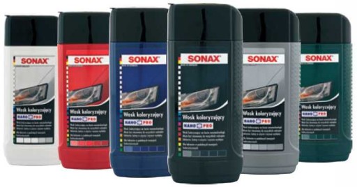 SONAX FAREBNÝ VOSK 250ml STRIEBORNÝ