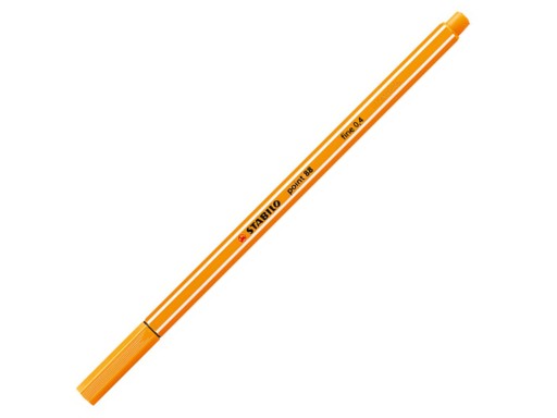 Jemná linka 0,4 mm oranžová Stabilo Point 88/54