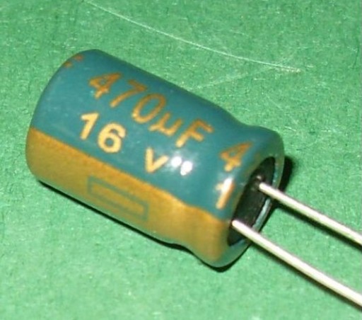 LOW ESR kondenzátor 470uF 16V sada 10 ks (0836)