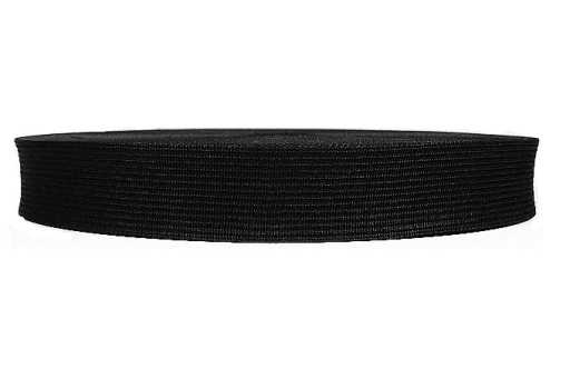 Pletená lemovacia páska 2cm 20mm FARBY: ČIERNA