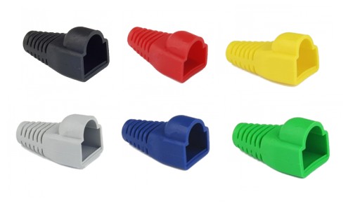 RJ45 modulárny kryt zástrčky 8p8c 10 kusov