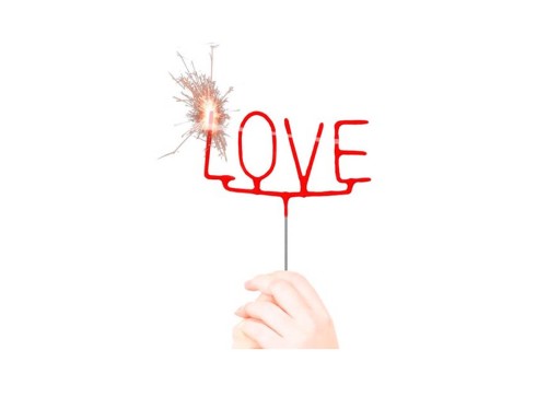 Prskavky Nápis LOVE