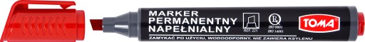 THICK permanentný fix - červený