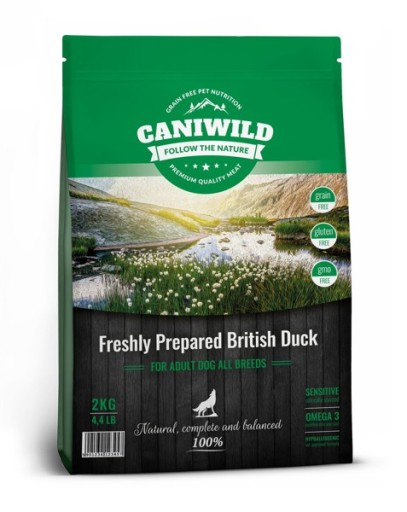 CANIWILD DOSPELÝ ČERSTVO PRIPRAVENÁ BRITSKÁ KAČICA 100G