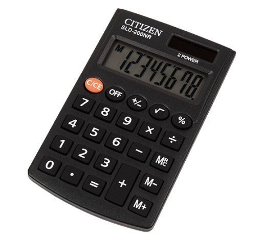 Školská vrecková kalkulačka CITIZEN SLD-200NR