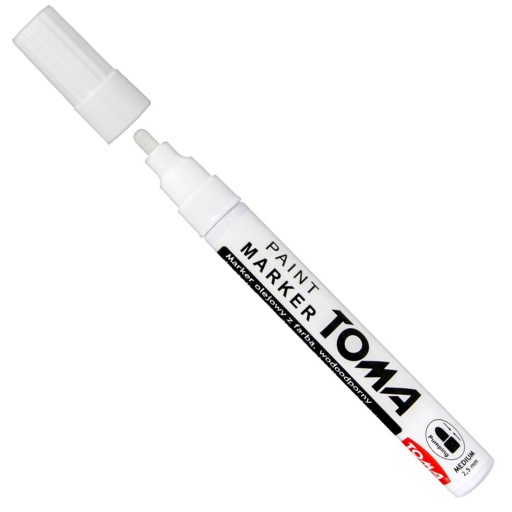 TOMA OLEJOVÝ MARKER TO-440 OLEJOVÉ PERO BIELY