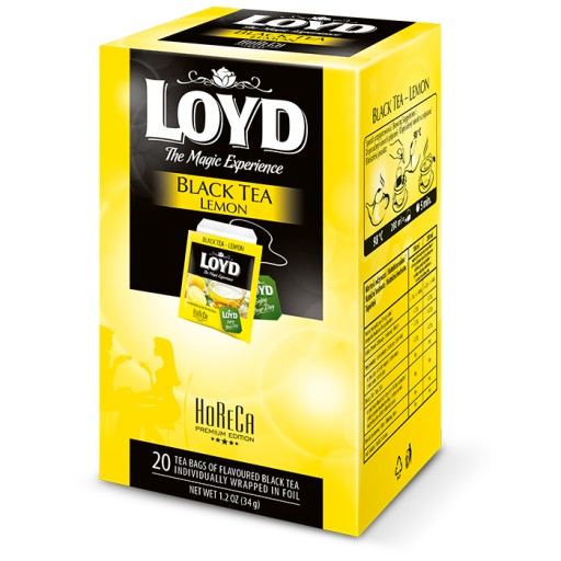 Instantný čaj LOYD Black Lemon v obálke