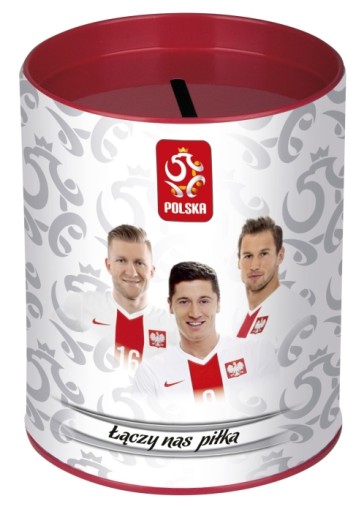 KOVOVÉ prasiatko, peniaze bezpečné pre deti, PZPN Lewandowski Astra