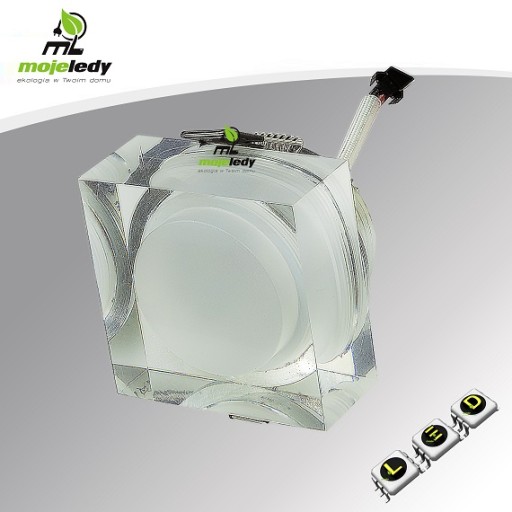 LED stropné svietidlo 3W teplá 230V LDS dekorácia
