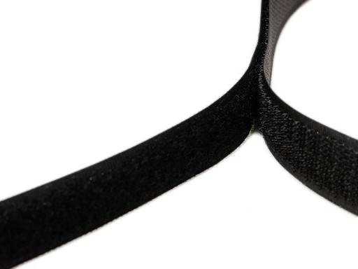 ČIERNA PÁSKA NA VELCRO, ŠÍRKA 2cm, VEĽMI PEVNÁ SET 1m