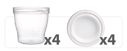 CANPOL Nádoba na potraviny s vrchnákom 180 ml 1 ks.