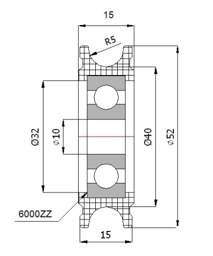 52 LANOVÝ VALEC 10 LANOVÝCH BLOKOV VALCE C52/10Ł
