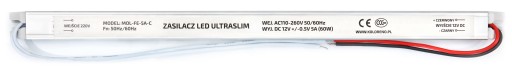 NAPÁJANIE 12V 60W 5A IP20 ULTRA SLIM PRE LED PÁSY