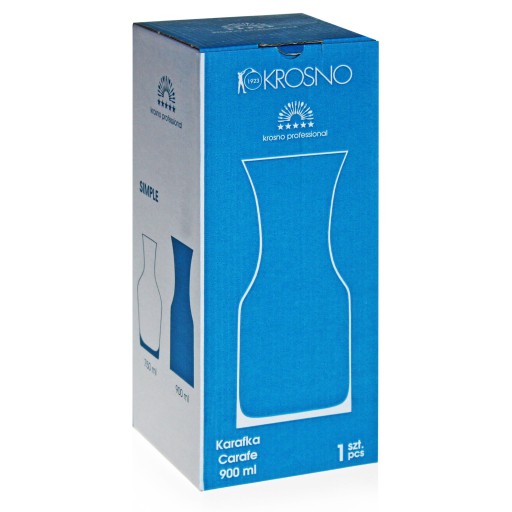 Karafa KROSNO SIMPLE na víno, vodu a džús, 0,9L