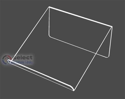 STOJAN STOJAN 20cm TABLETNÁ KOŠKA vyrobená z 3mm plexiskla