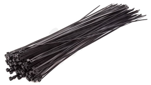 KABELOVÉ SPOJE ZIPY 3,6x200 upínacie ČIERNA 100ks