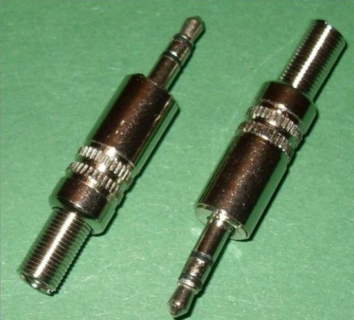 Malý mini JACK 3.5 stereo kovový konektor 10 ks (0729)