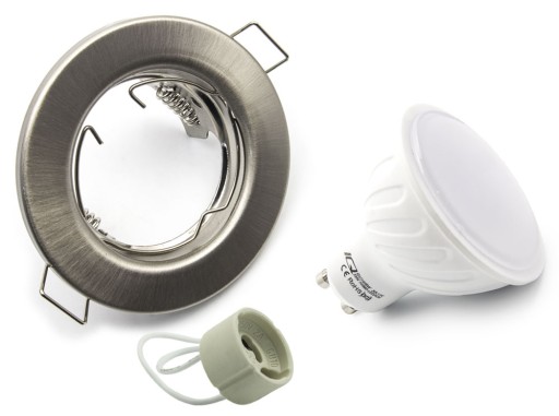 SADA STROPNÝCH SVETLÁ HALOGÉN + GU10 6W LED WW