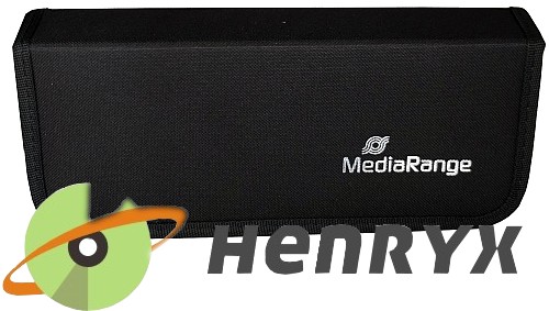 Puzdro MediaRange pre 10x Pendrive + 5xSD Nylon STRONG