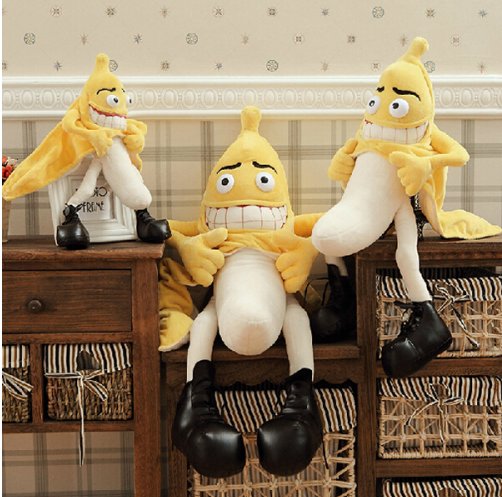 Plyšový emoji BAD BANANA MASCOT k 18. narodeninám