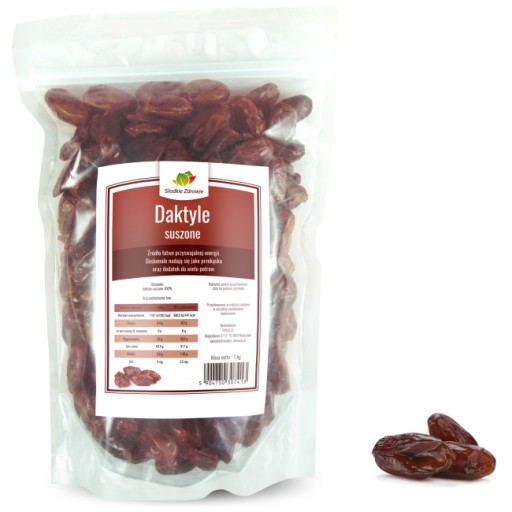 DATLE SUŠENÉ, bez semien, 1kg, bez konzervantov