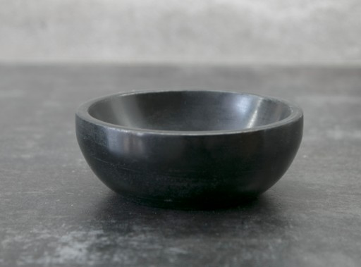MRAMOROVÁ MISKA na kľúče, čierna, 10x3,5cm