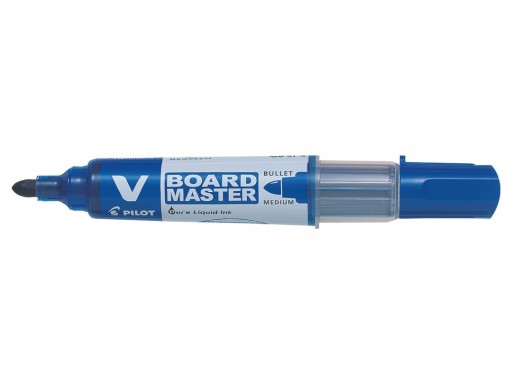 ZNAČOVAČ ZA SUCHA Pilot V Board Master okrúhly hrot 6 mm, MODRÁ
