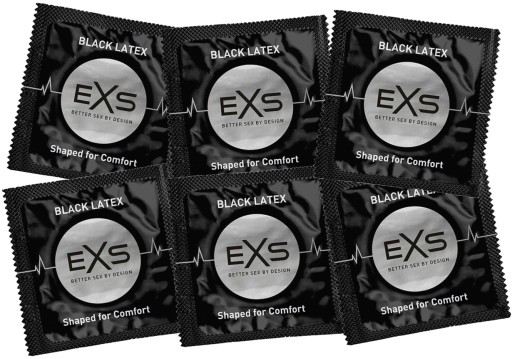EXS BLACK LATEXOVÉ KONDÓMY 1 ks.