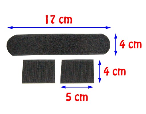 Zabezpečenie zásuviek na suchý zips, 4 cm