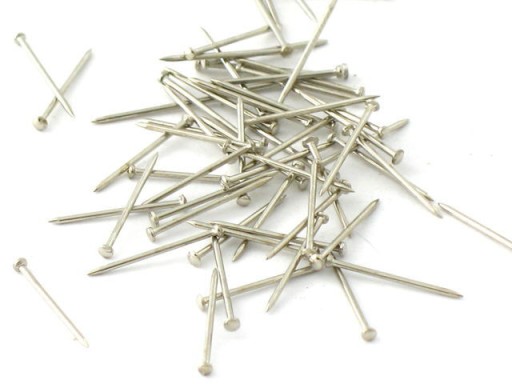 Krátke krajčírske špendlíky 14mm/1100ks/50gramov