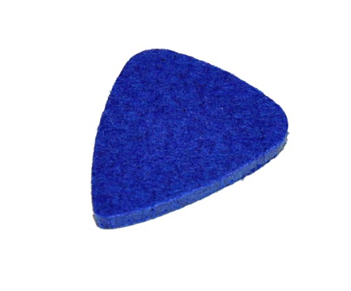 Plstené trsátko na ukulele, hrúbka 2,5 mm, MODRÁ
