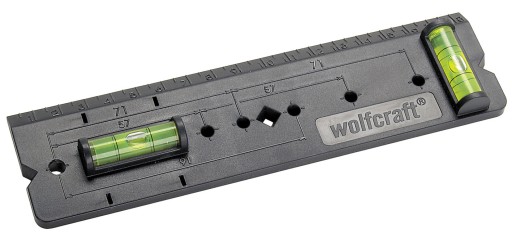 Wolfcraft 4050000 šablóna pre elektrické rozvodné krabice