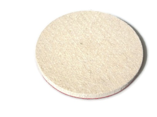 PLSTENÝ KOTÚČ S LEŠTIACÍM KOTÚČOM NA VELCRO 75 mm X 5 mm