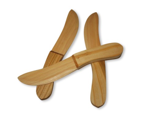 Drevený nôž na maslo 18 cm - LACNO