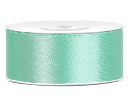 Stuha Mint saténová stuha 25mm x 25m cievka