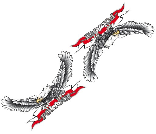 NÁLEPKY EAGLE NÁLEPKY EAGLES STUŽKA POĽSKO POĽSKO
