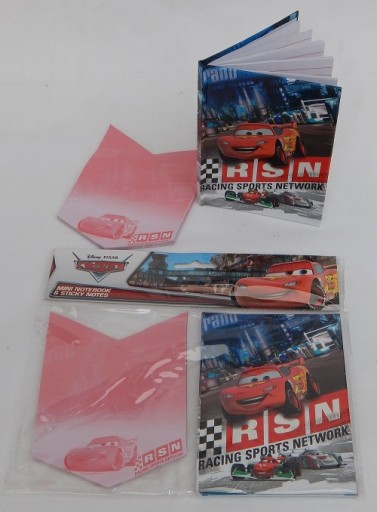 2 NOTEBOOKY notebook s pevnými obalmi MEMO CARS AUTO 5868