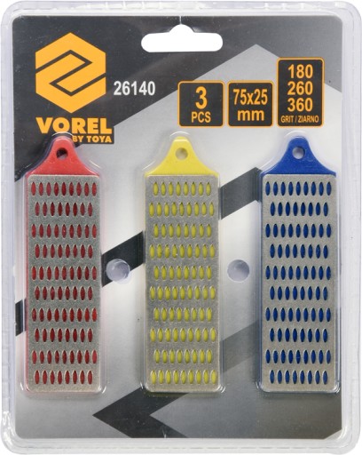 Súprava PERFOROVANÝCH DIAMANTOVÝCH BRÚSICH KOLIES. 3 ks.