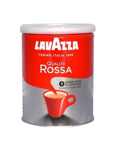 Lavazza Qualita Rossa káva mletá 250g - plechovka