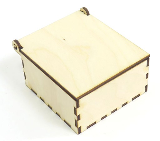 ZATVORENÁ KRABICA PREHLIADKA KRABIČKA 8x8x4cm RX68
