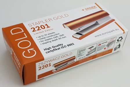 Zošívačka SparkLine 2201 Gold na 20 listov